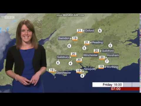 Alex Osbourne BBC South news weather 10/04/2018 - HD