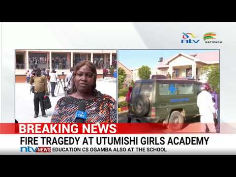 Parent at Utumishi Girls says she got a call at 3am of the fire; adds information on cause scanty