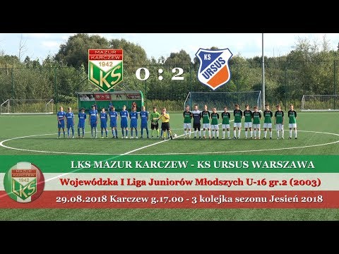 Mazur Karczew 2003 - 3 kolejka (Jesień 2018)
