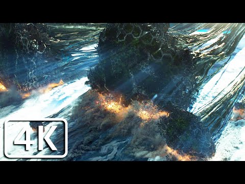 Transformers: The Last Knight - Cybertron hits the Earth [4K]