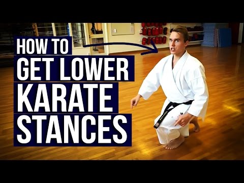GREAT KARATE EXERCISE TO TRAIN DEEP STANCES — Jesse Enkamp