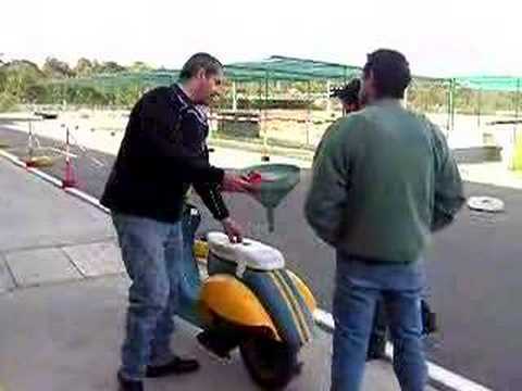 Vespa "Prototipo 01" em Abastecimentos e afinações