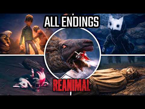 ALL ENDINGS in REANIMAL (+Secret Ending & Tutorial) | Reanimal [FULL GAME] Showcase