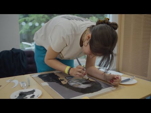 The making of the Work in Progress mural | Behind the Scenes at NPG