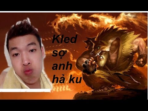 LOL LMHT Trâu best udyr  - Trâu chơi Udyr top cào nát đầu Kled sợ đổi lane