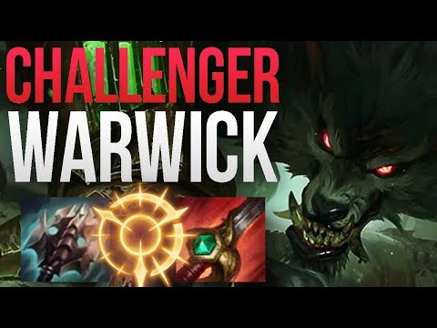 THIS IS HOW 63% WIN RATE CHALLENGER WARWICK MAIN PLAYS WW JG | WARWICK JUNGLE GAMEPLAY | 8.24 S8