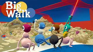 【４人】広大な世界を自由にお散歩するゲーム『Big Walk』 #3