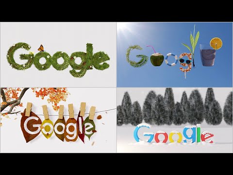 The Four Seasons in the Google Logo - Intro Animations