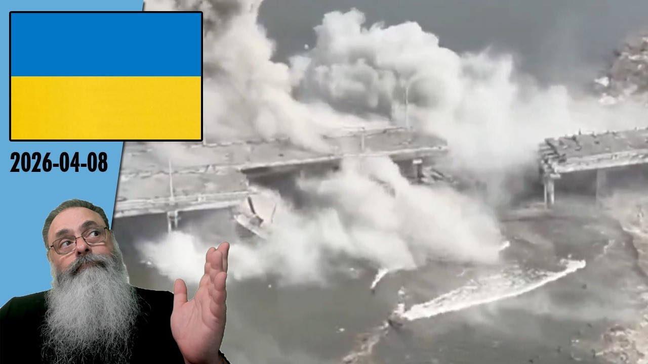 #Ucrânia 2026-04-08: UCRÂNIA destrói ponte em KHERSON indicando POSSÍVEL OFENSIVA na REGIÃO