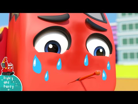 Sick Song - Have a Little Rest - Construction Songs for Kids | Digley and Dazey