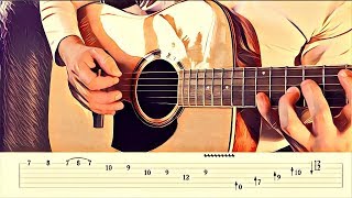 Dawn in the Desert [Arabic melody] Guitar Lesson w/ Tabs!