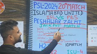 Islamabad united vs Peshawar zalmi psl 20th match prediction,Peshawar vs Islamabad  prediction today