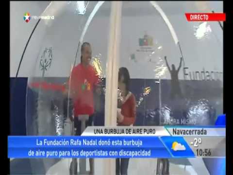 La Fundación Rafa Nadal dona una burbuja de aire puro