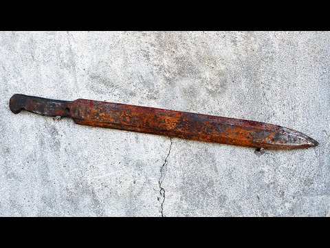 Restoration Handmade Rusty Sword