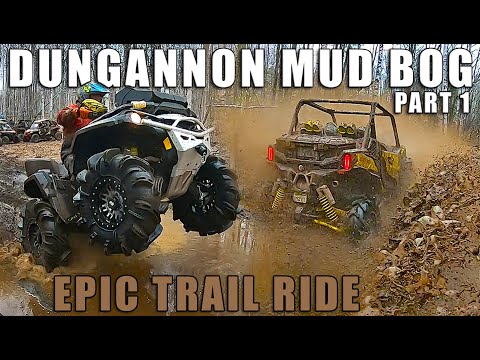 Dungannon Mud Bog 2019 - SXS/UTV/ATV - Scenic Feature Length Off-Road Trail Ride - Part 1 of 2