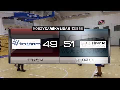 Trecom vs DC Finanse - XII kolejka - Superliga Poznań - Koszykarska Liga Biznesu