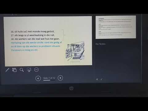 AFRIKAANS GRAAD 10: 20 April 2020 - periode 1 (20101)