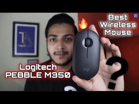Logitech pebble m350 wireless mouse with bluetooth or usb