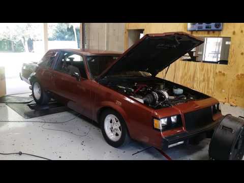 87 Turbo Buick dyno tuning with Cal Hartline and my new FAST XFI computer 544hp