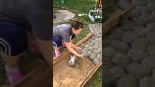 how make a walkway  follow me ❤️@#shorts