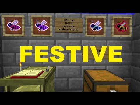 Minecraft Bee Breeding Guide ep 59 Festive Branch