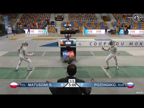 2019 467 T64 09 F S Individual Orleans FRA WC GREEN POZDNIAKOVA RUS vs MATUSZAK POL