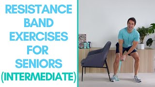 Resistance Band Exercises For Seniors (Intermediate, 13-mins) | More Life Health