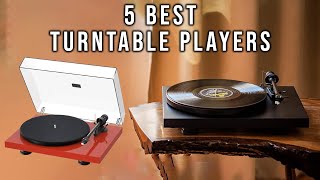 5 Best Turntable Players 2025