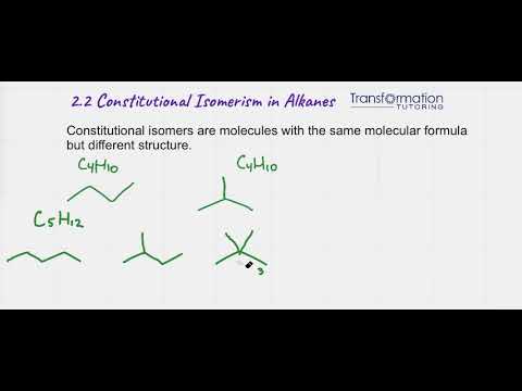 How To Draw Alkane Constitutional Isomers (and how to avoid most common mistakes!) With Examples