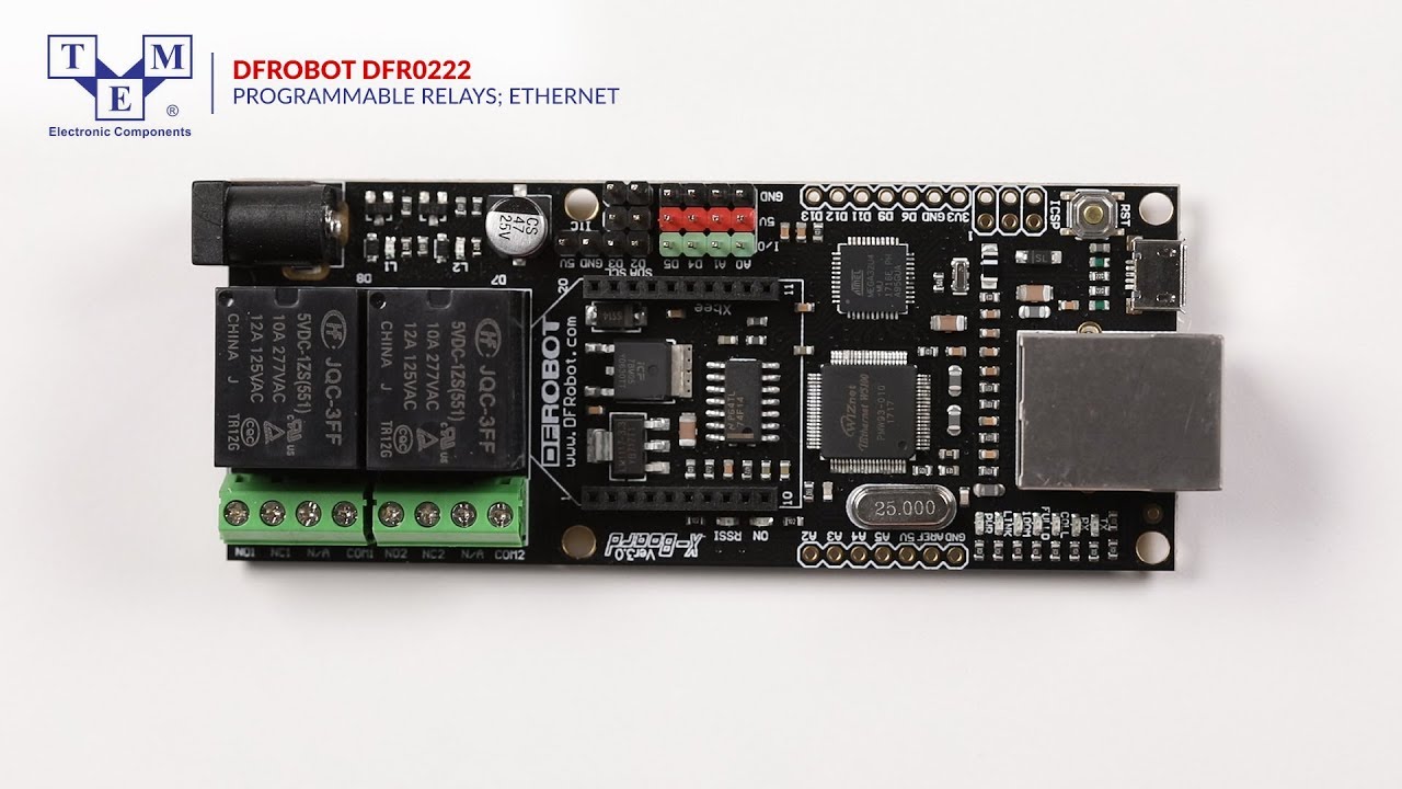 DFROBOT DFR0222 - programmable relays, ETHERNET - UNBOXING