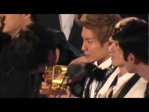 111129 MAMA Album of the Year Super Junior winning speech