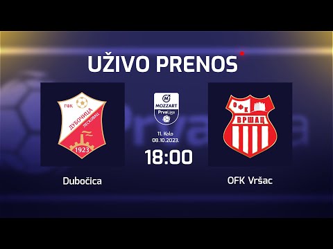 DUBOČICA - OFK VRŠAC Mozzart Bet Prva Liga Srbije 11.Kolo
