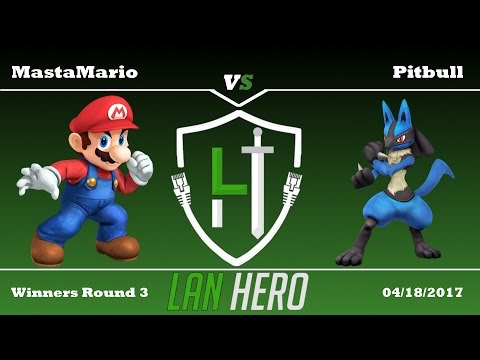 LAN Hero Tuesday #24 CHG | Masta Mario (Mario) Vs Pitbull (Lucario) - Winners R3