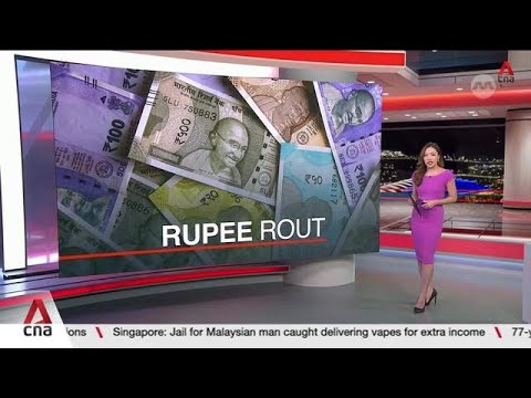 Indian rupee extends its decline, slumping to fresh record lows this week