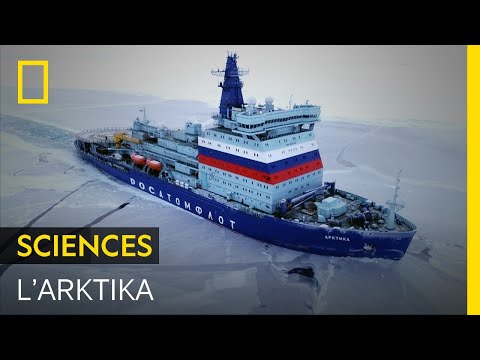 l'Arktika, le colossal brise-glace russe aux 80 000 chevaux