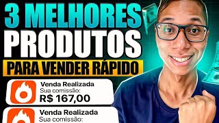 OS 3 MELHORES PRODUTOS PARA AFILIADOS INICIANTES NA HOTMART (Simples, Rápido)