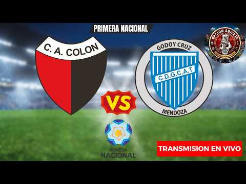 COLÓN vs. GODOY CRUZ EN VIVO | PRIMERA NACIONAL¡EL SABALERO Y EL TOMBA, UNA BATALLA POR EL ASCENSO!