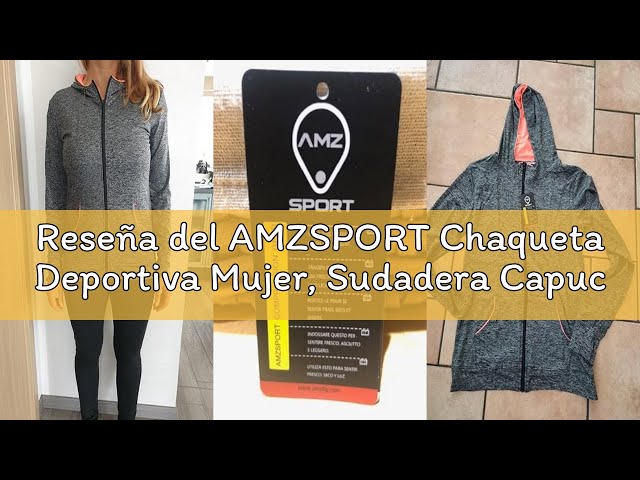 Vídeo relacionado con amropi Sudadera de Mujer Deportiva Chaqueta con Capucha y Cremallera Casual Hoodie Abrigo Rosa Rojo,L