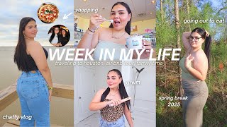 WEEK IN MY LIFE: traveling to houston, chatty vlog, lots of eats & fun days!