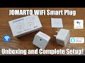 JOMARTO WiFi Smart Socket Compatible with Alexa, Google Home and IFTTT