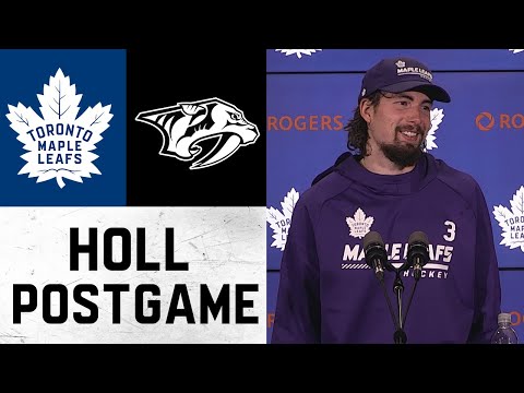 Justin Holl Post Game | Nashville Predators @ Toronto Maple Leafs  - November 16, 2021
