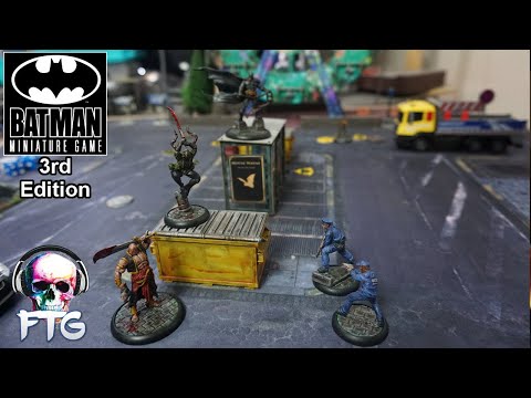 3rd Edition Batman Miniature Game - Batman VS League of Assassins