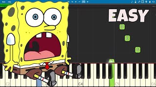 How To Play the SpongeBob SquarePants Theme Song - EASY Piano Tutorial