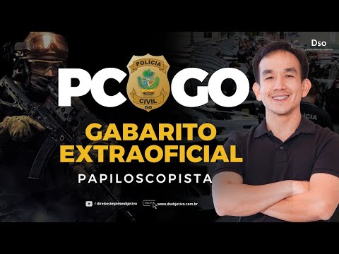 Gabarito extraoficial PC GO - Direitos com Juliano Yamakawa