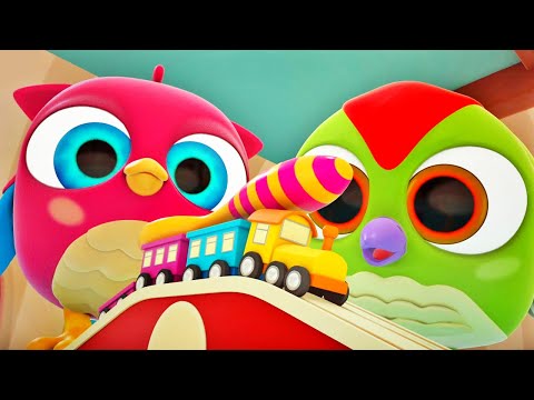 Baykuş Hop Hop, her zamanki gibi oynayarak çok eğleniyor! Çocuk videoları.