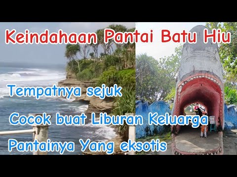 Pantai Batu Hiu Pangandaran||Pesona Pantai batu Hiu Pangandaran