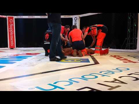 Ciężki nokaut na gali PLMMA 35: Linowski nokautuje Murzyna (7.06.14)