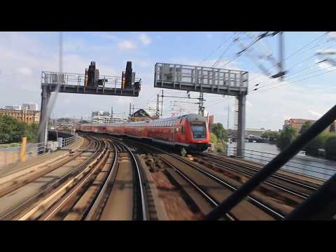 Großbaustelle Ostbahnhof-Ostkreuz Inbetriebnahme Teil I (S3-1) aus dem Führerstand S-Bahn Berlin
