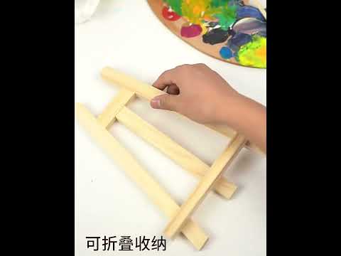 Mini sizer tripod table for children's painting mini canvas and sale folding stand #art #drawing