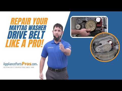 How To Replace A Maytag Washer Drive Belt Replacement WPW10006384